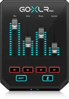 TC-Helicon GoXLR Mini Alt-i-ett lydkort for gaming og podcast