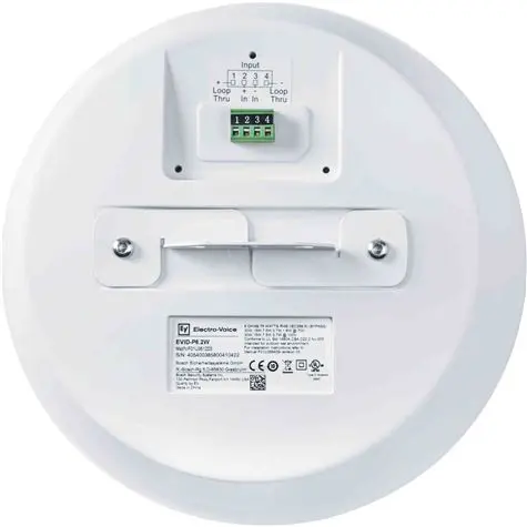 Electro-Voice EVID-P6.2W Høyttaler Pass Pendel 6" 75W/8ohm 30W/100V Hvit (stk) 