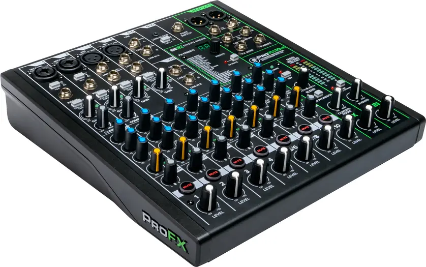 Mackie ProFX10v3 10 Channel Professional Effects Mixer with USB 