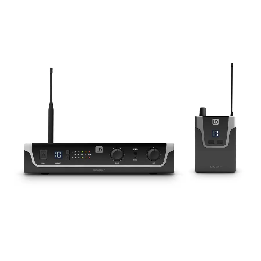LD Systems U308 IEM HP In-Ear Monitoring System with Earphones 