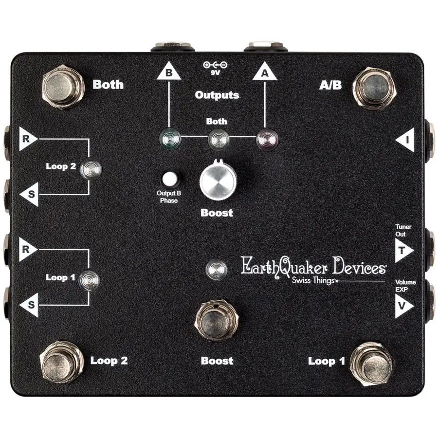 EarthQuaker devices Swiss Things™ All-in-one pedalboard reconciliation 