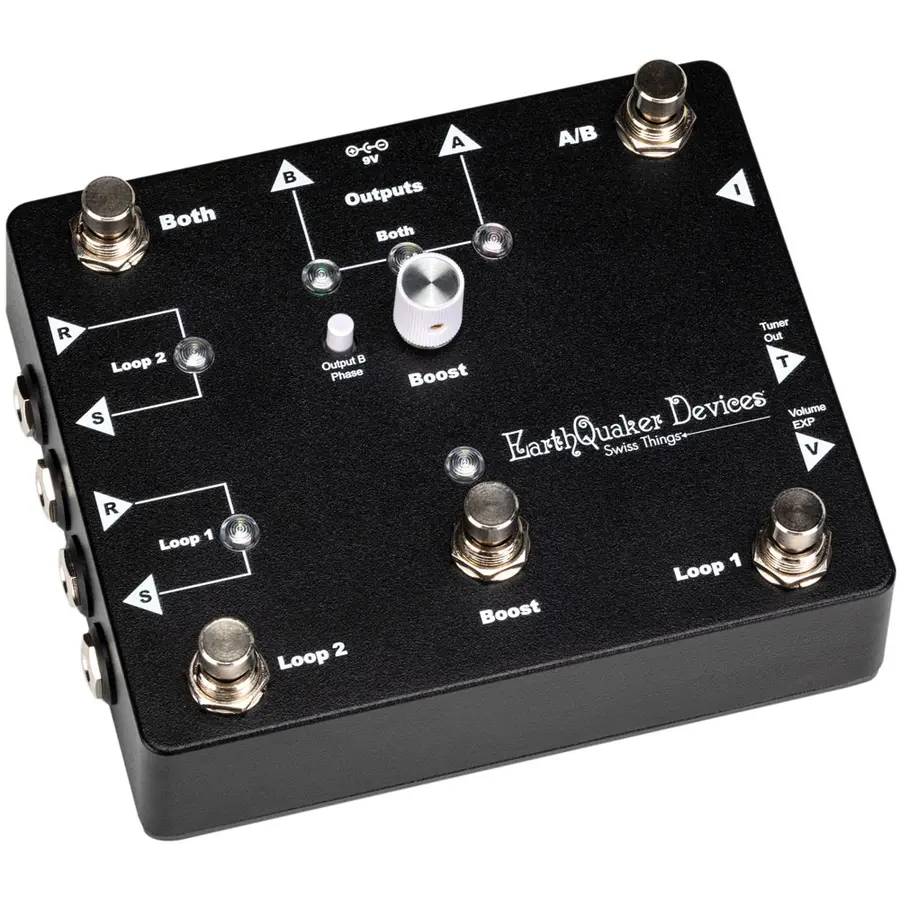 EarthQuaker devices Swiss Things™ All-in-one pedalboard reconciliation 