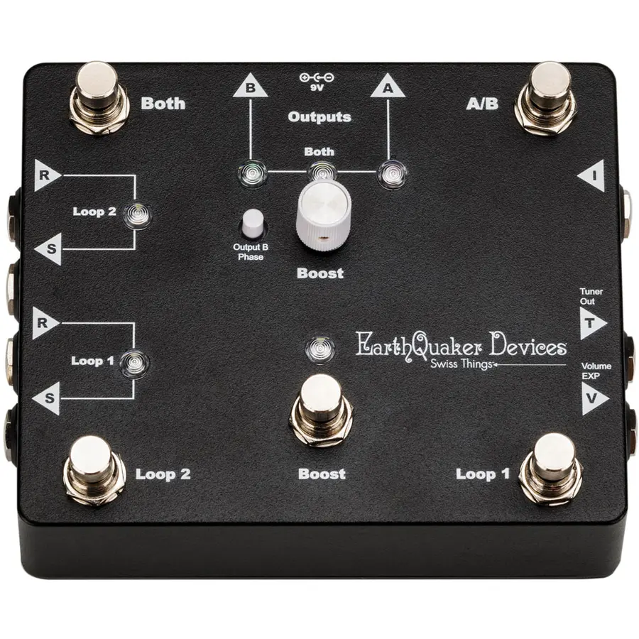 EarthQuaker devices Swiss Things™ All-in-one pedalboard reconciliation 