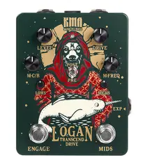 KMA Machines Logan Overdrive Pedal with switchable mid boost