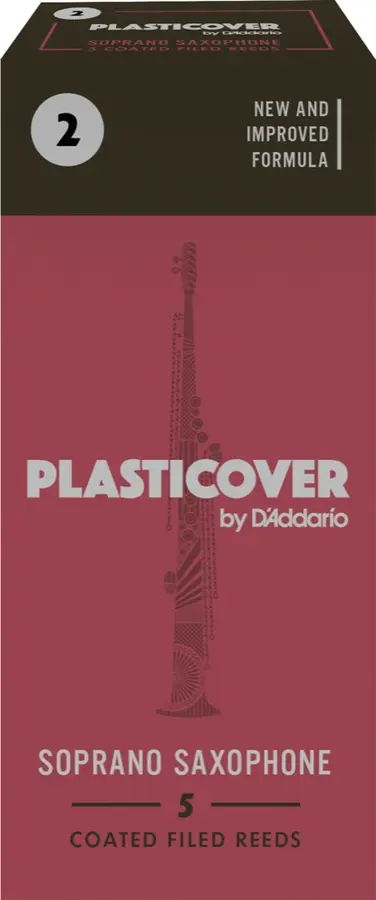 D'Addario Woodwinds RRP05ASX100 Flis Plastic Sopran-sax 5-p 2 