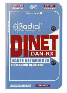 Radial DiNET DAN-RX Dante receiver