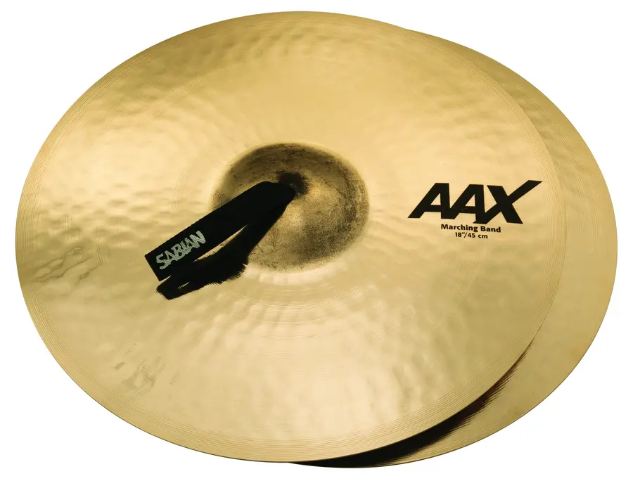 Sabian 18" AAX Marching Band BR Pair 21822XCB 