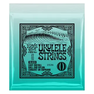 Ernie Ball EB-2326 Ukulele Sopran/Concert Black