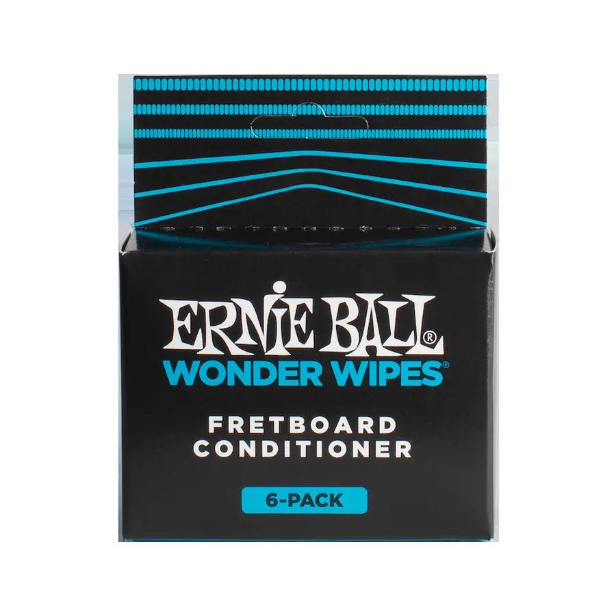 Ernie Ball EB-4276 Wonder wipes 6-pack Fretboard Conditioner 