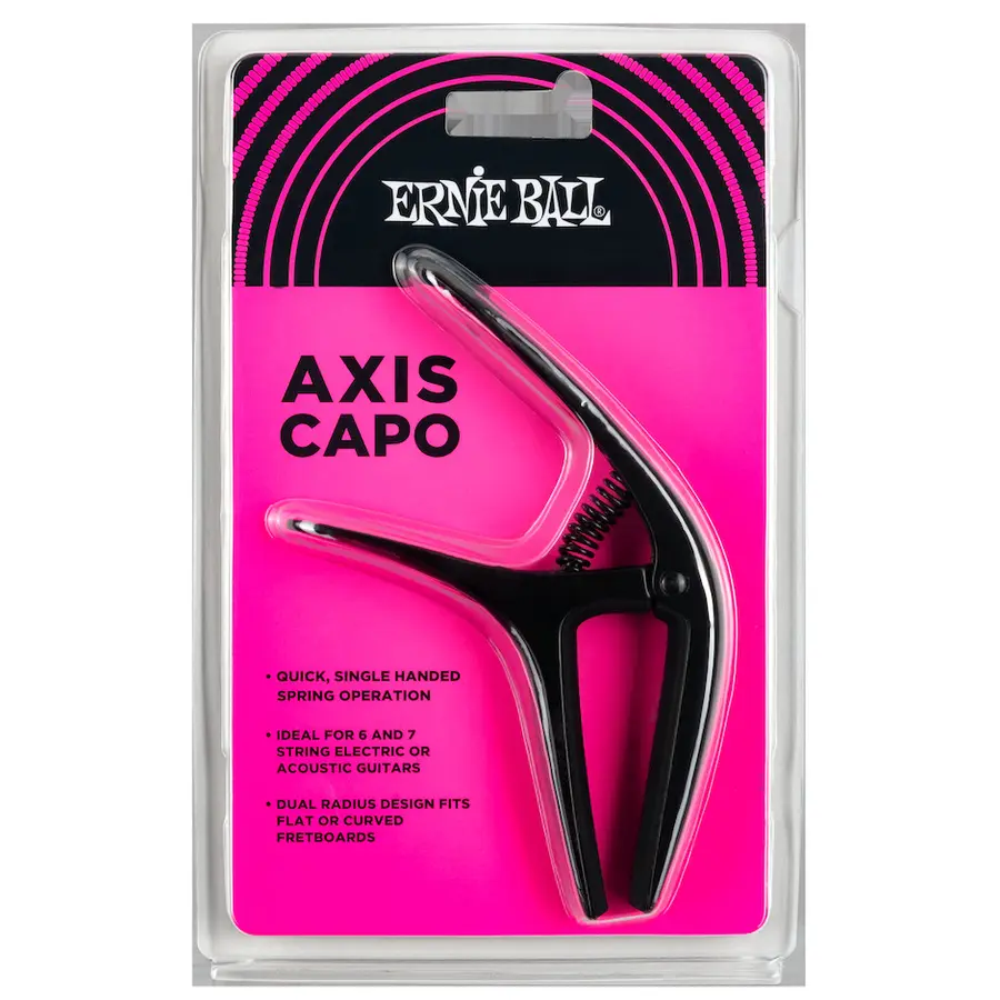 Ernie Ball EB-9600 Axis Capo Black 