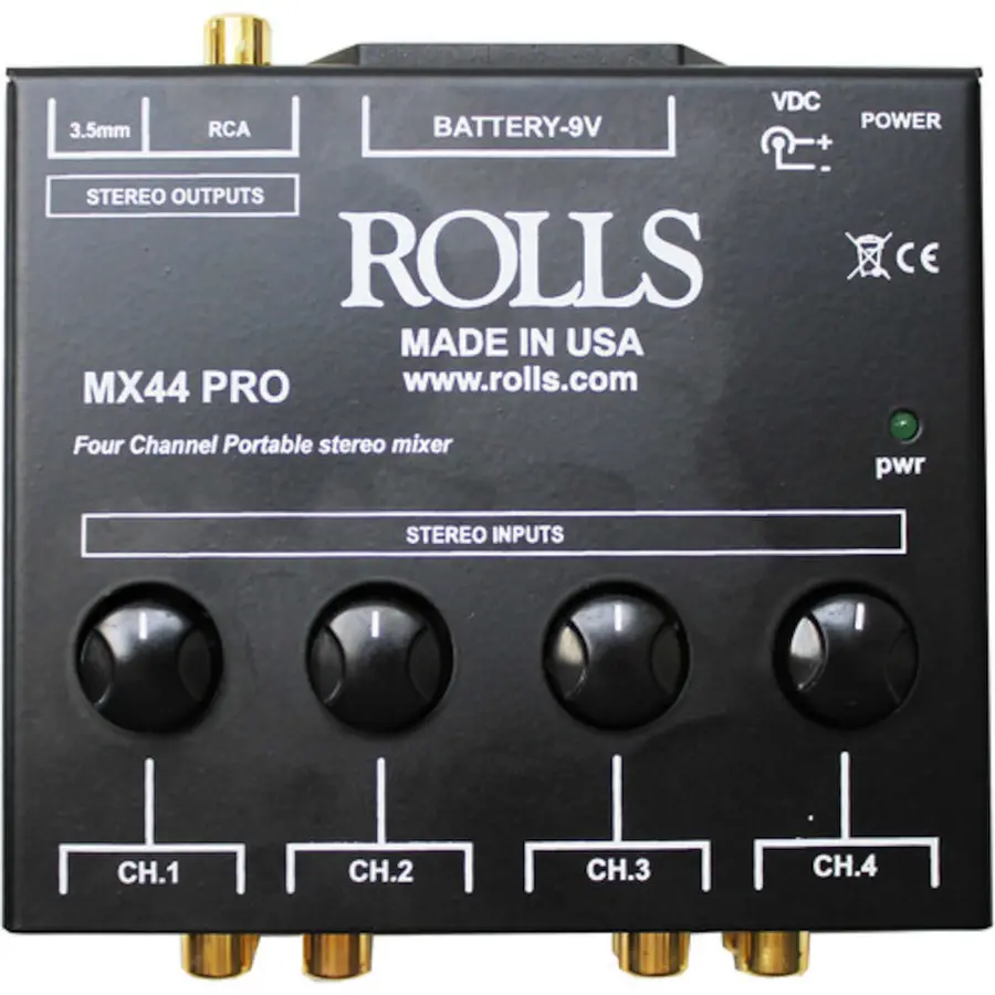 Rolls MX44 Pro 4-kanals stereomikser 
