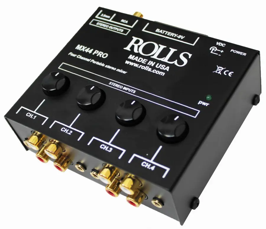 Rolls MX44 Pro 4-kanals stereomikser 