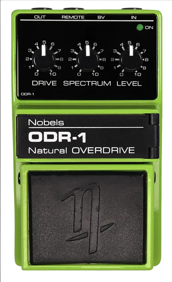 Nobels ODR-1BC Natural Overdrive Pedal with bass cut switch 