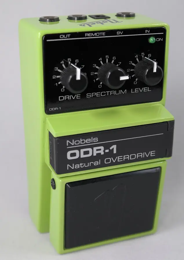 Nobels ODR-1BC Natural Overdrive Pedal with bass cut switch 