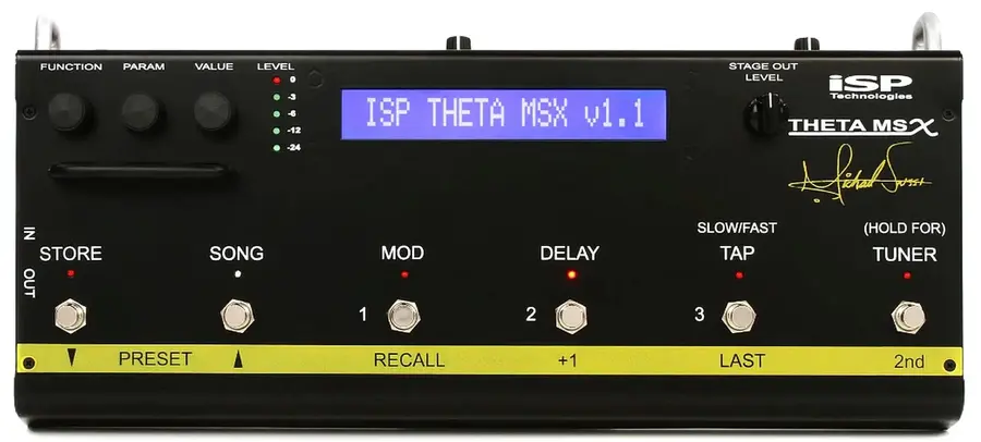 ISP Theta MSX Dsp Michael Sweet signature 
