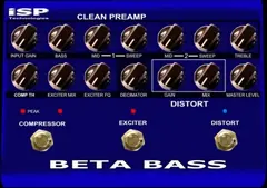 ISP Beta Bass Preamp pedal