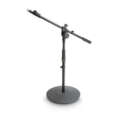 Gravity MS 2222 B short microphone stand with round base