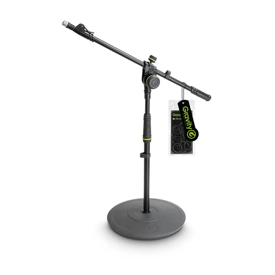 Gravity MS 2222 B short microphone stand with round base 