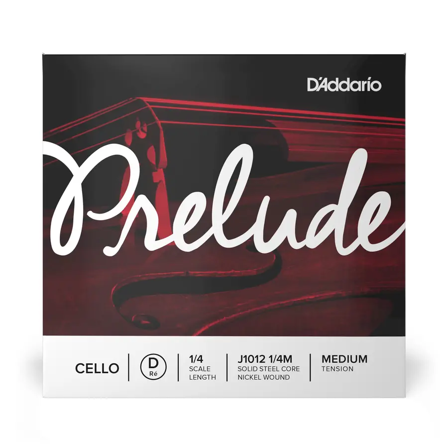 D'addario J1012 1/4M Prelude Cello D 1/4 /Medium Tension 