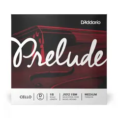 D'addario J1012 1/8M Prelude Cello D 1/8 /Medium Tension