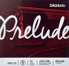 D'addario J1013 1/2M Prelude Cello G 1/2 /Medium Tension
