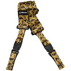 Dimarzio DD2250 2 ClipLock Strap Nylon Steve Vai UtoPIA - Black/Gold