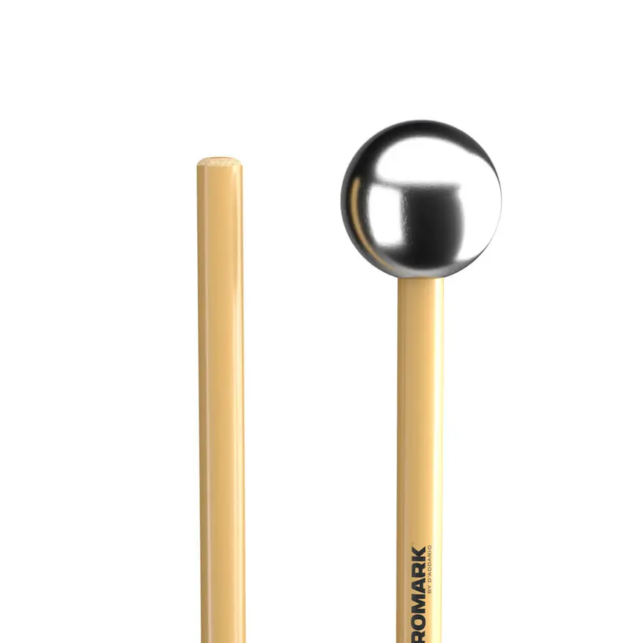 Promark SU11R SPYR Mallet Bells Large Aluminium, Rattan 