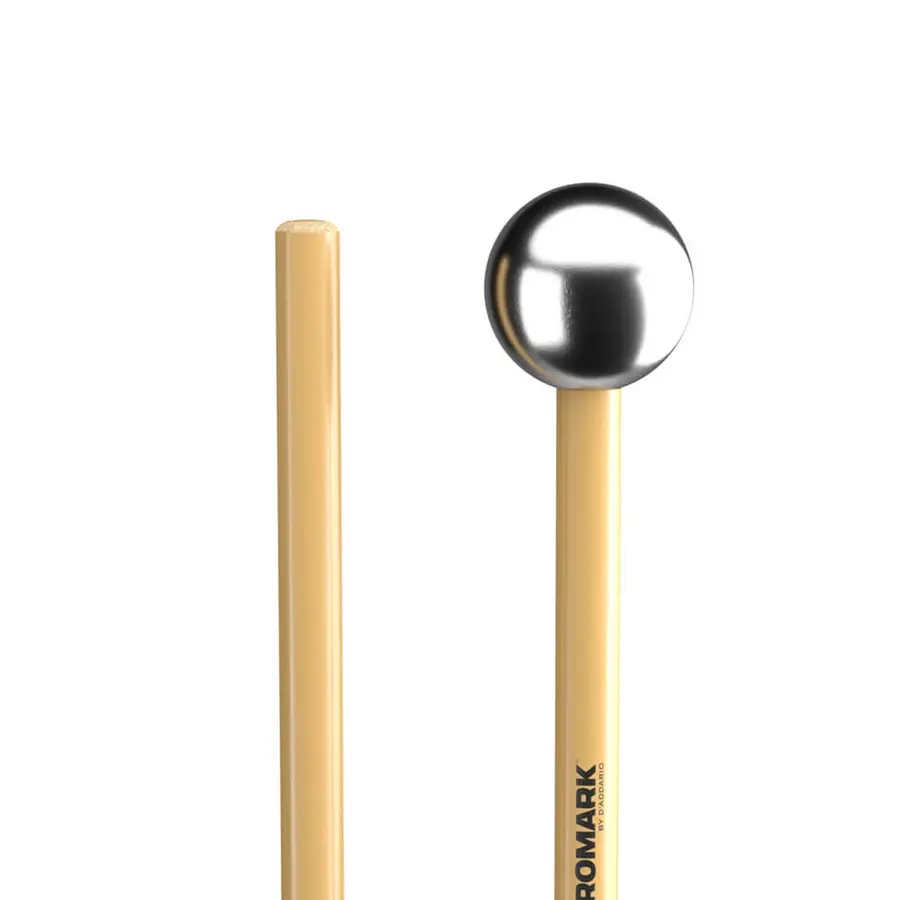 Promark SU12R SPYR Mallet Bells Medium Aluminium, Rattan 