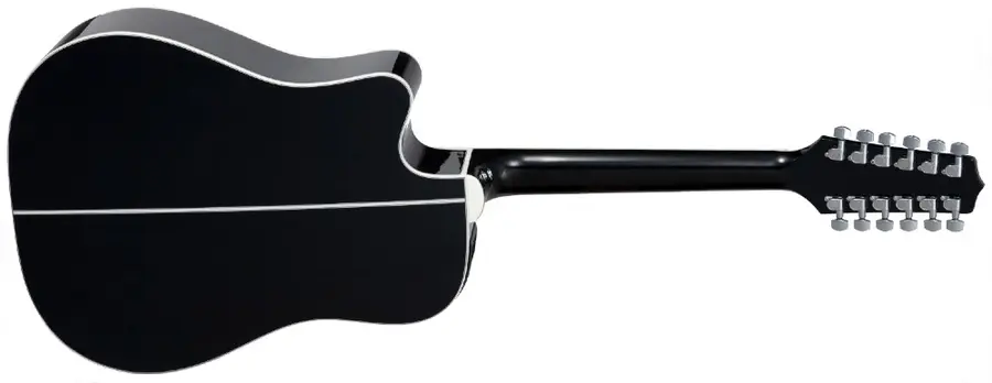Takamine GD38CE-12 Dreadnought Black 