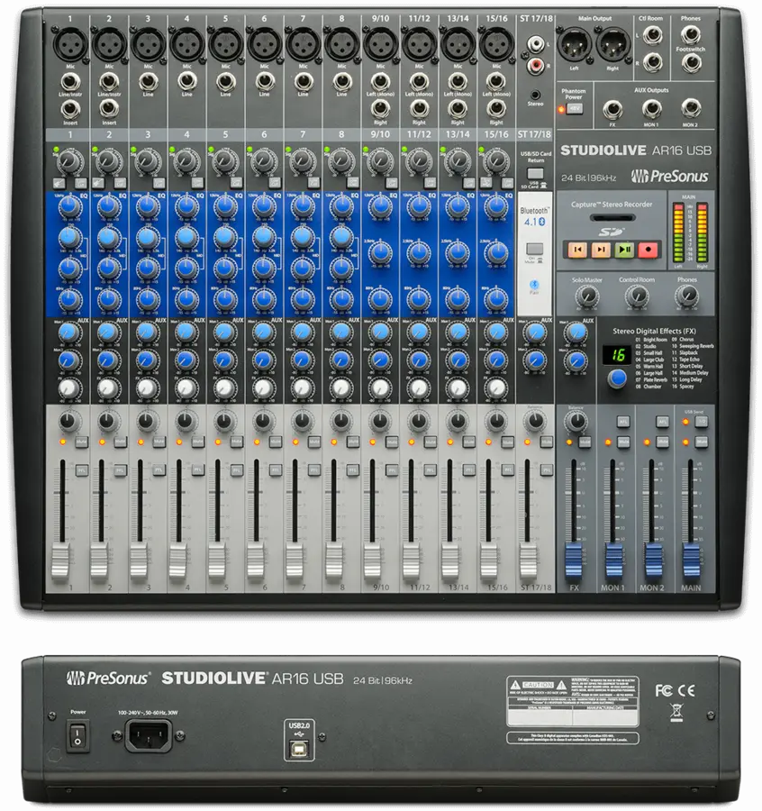 Presonus StudioLive AR16 C USB 