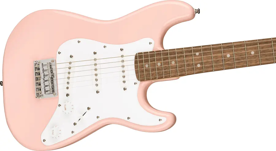 Squier Mini Stratocaster Shell Pink, Laurel Fingerboard 