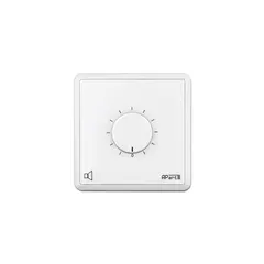 Apart Volumkontroll 100 volt 40W Euro, Hvit, m/24V rele