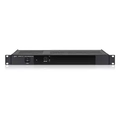 Apart Forsterker, klasseD 1x120W@100V eller @4Ohm, vifteløs, 1U, 19"