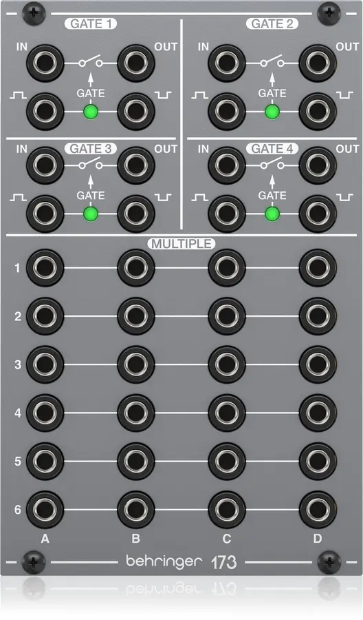 Behringer 173 Quad Gate/Multiples 100 Series 