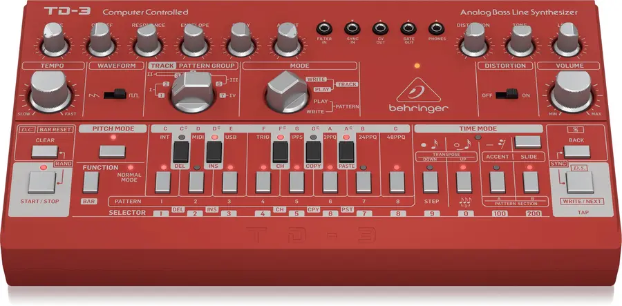 Behringer TD-3-RD Analog Bass Line Synthesizer 