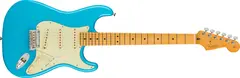Fender Am Pro II Stratocaster Miami Blue, Maple Fingerboard