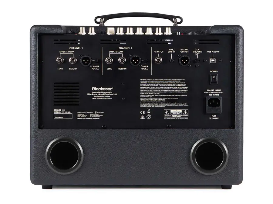 Blackstar Sonnet 120 Black 