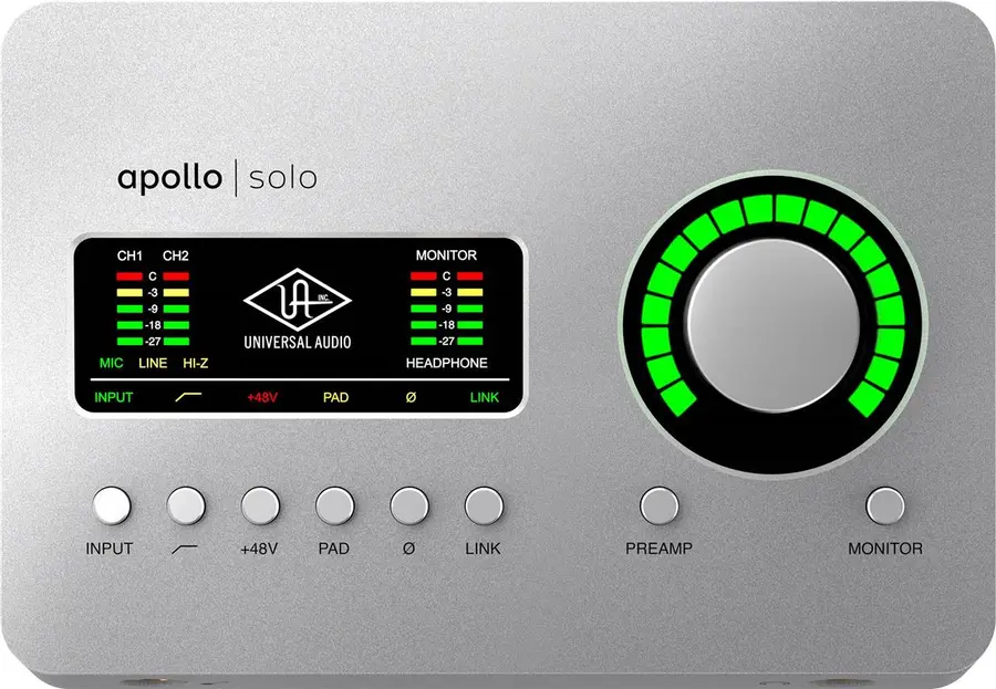 Universal Audio Apollo Solo Heritage Ed. x2 Mic,x1 DSP,USB-C 