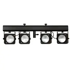 JB SYSTEMS COB-4 Bar 4x36W lyspakke RGBW Inkludert IR fjernkontroll og bag