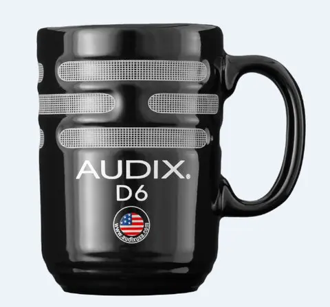 Audix D6 kaffekopp 8oz / 240ml, Made In USA