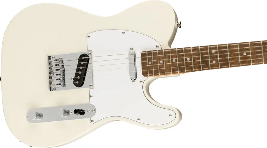 Squier Affinity Series Telecaster Olympic White, White PG, Laurel Fb 