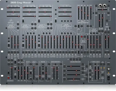 Behringer 2600 Gray Meanie analog synthesizer