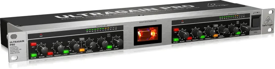 Behringer Ultragain Series MIC2200 V2 mikrofon/linje forforsterker med rør 