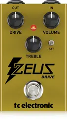 TC Electronic Zeus Drive overdrive Legendarisk dynamisk overdrive/boost