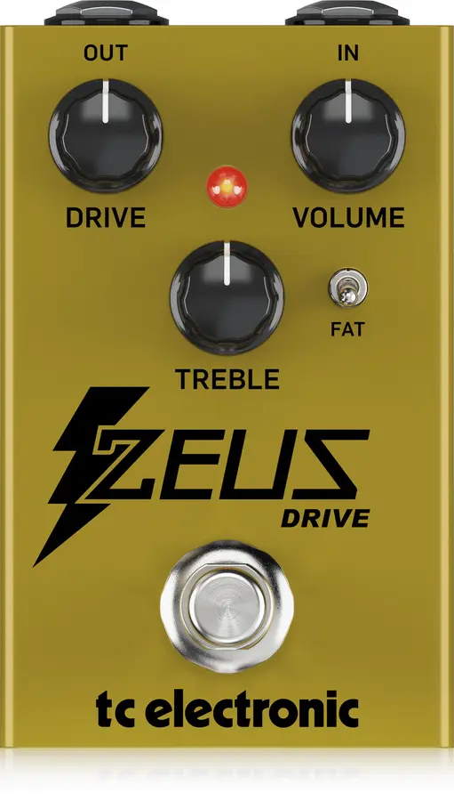 TC Electronic Zeus Drive overdrive Legendarisk dynamisk overdrive/boost 