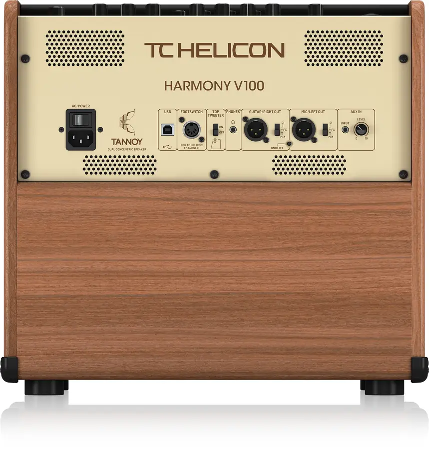 TC-Helicon HARMONY V100 100 Watt 2-kanalers ak gitarforsterker 