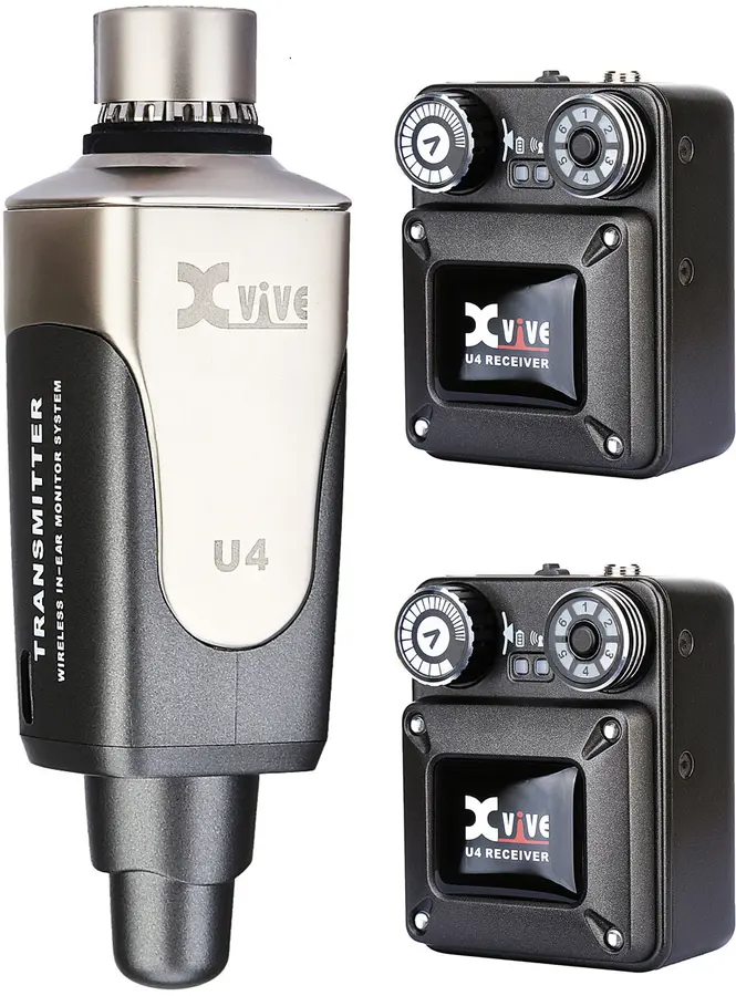 Xvive U4R2 In-ear monitorsystem mono, 2 mottakere (uten øreplugger) 