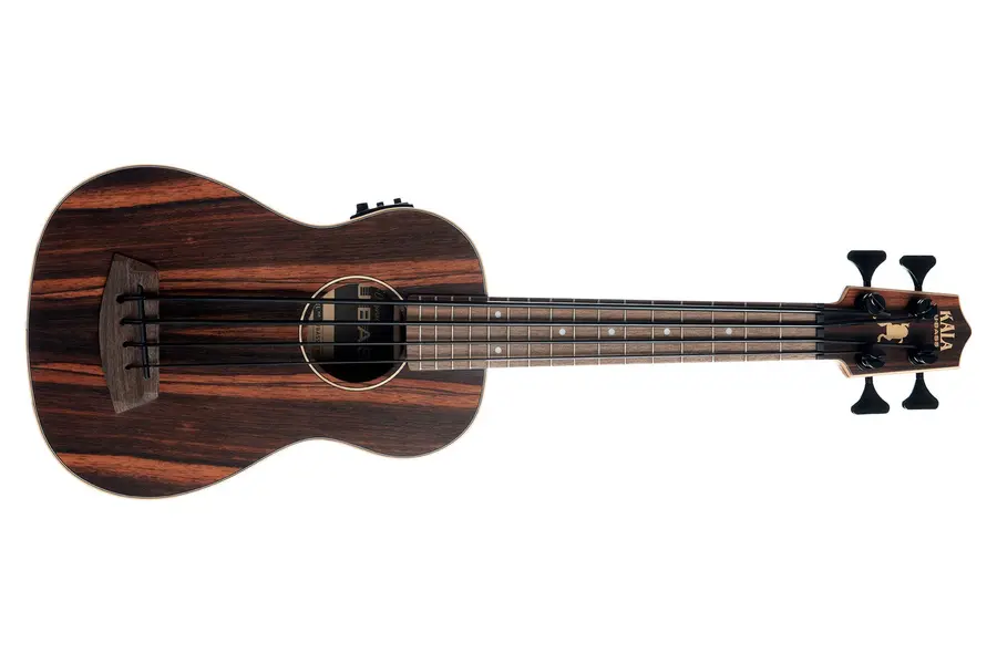 Kala UBASS-EBY-FS Ebony Acoustic U-Bass Fretted m/Gigbag 