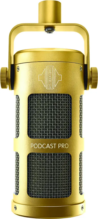 Sontronics ST-PCP-Podcast PRO Gold Dynamisk supercardioid Podcast-mikrofon 