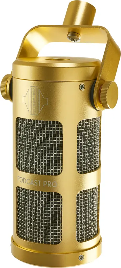 Sontronics ST-PCP-Podcast PRO Gold Dynamisk supercardioid Podcast-mikrofon 